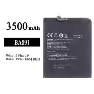 New phone battery BA891 for Meizu 15 Plus