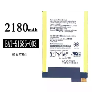 New phone battery BAT-51585-003 for BlackBerry Q5