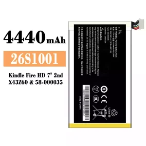 New phone battery 26S1001 for Amazon Kindle Fire HD 7"2nd/58-000035