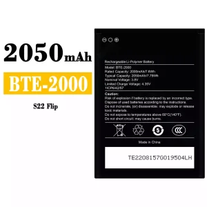 New phone battery BTE-2000 for CAT S22 Flip