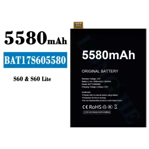 New phone battery BAT17S605580 for Doogee S60/S60 Lite