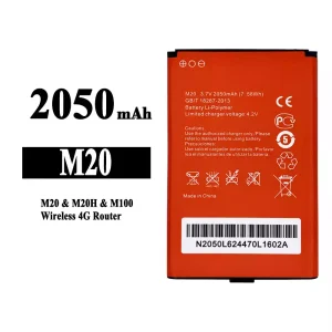 New phone battery M20 for Benteng M20H/M100