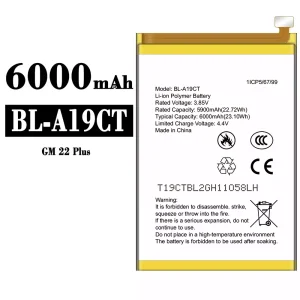 New phone battery BL-A19CT for General Mobile GM 22 Plus