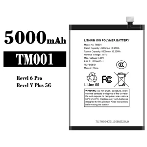 New phone battery TM001 for T-Mobile Revvl 6 Pro/Revvl V Plus 5G