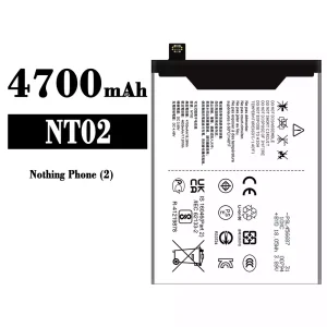 New phone battery NT02 for Nothing Phone 2