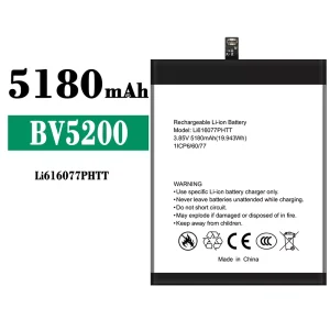 New phone battery Li616077PHTT for Blackview BV5200