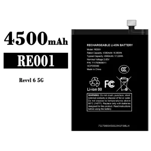 New phone battery RE001 for T-Mobile Revvl 6 5G