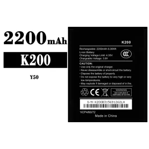 New phone battery K200 for Wiko Y50