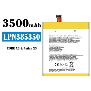 New phone battery LPN385350 for CROSSCALL CORE X3/Action X3