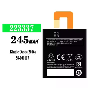 New phone battery 223337 for Amazon Kindle Oasis (2016)/58-000117