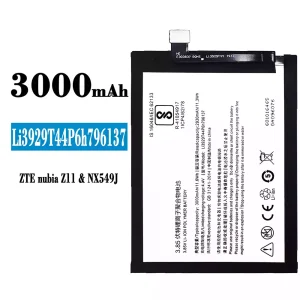 New phone battery Li3929T44P6h796137 for ZTE nubia Z11
