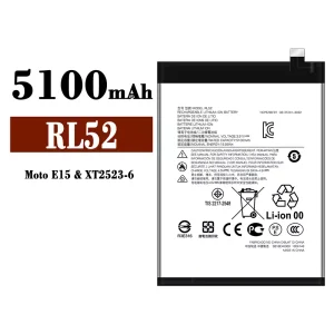 New phone battery RL52 for Motorola E15