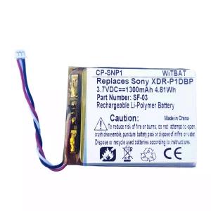 Bluetooth Headphone battery for Sony XDR-P1DBP,Sony SF-03