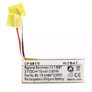 Bluetooth Headphone battery for BA 170, AHB471233PST Charging Case