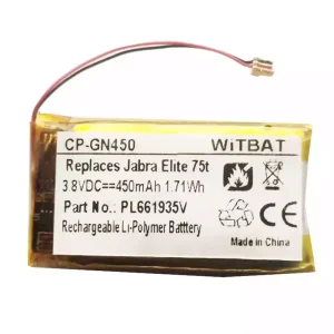 Bluetooth Headphone battery for Jabra AHB651935HPJ