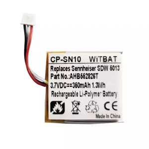 Bluetooth Headphone battery for AEE582525,AHB552826TPC,AHB552826TPC-2