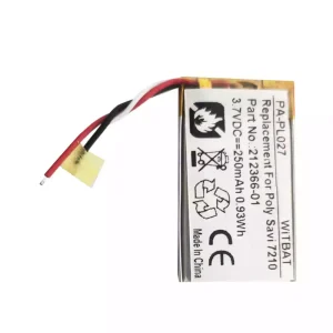 Bluetooth Headphone battery for Plantronics Savi 7210,Savi 7220,S7210T,S7220T