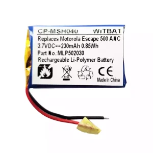 Bluetooth Headphone battery for Motorola Escape 500 ANC,SH040,SH043,Escape 800 ANC
