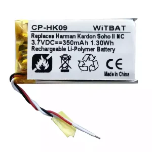 Bluetooth Headphone battery for Harman Kardon Soho II NC,SR552035P