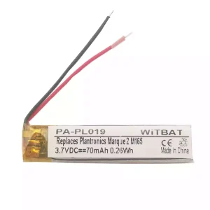 Bluetooth Headphone battery for Plantronics Marque 2 M165,M180 LSSP321036AB