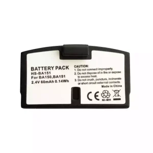 Bluetooth Headphone battery for Sennheiser BA150 BA151 BA152