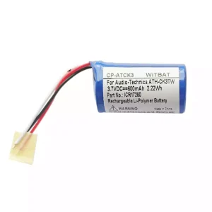 Bluetooth Headphone battery for Audio-Technica ATH-CK3TW Charging Case,ICR17280
