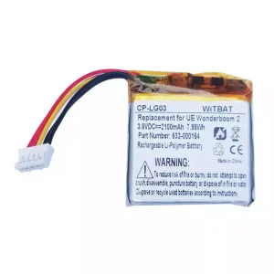 Bluetooth speaker battery for Ultimate Ears Wonderboom,984-000851,984-000839,533-000154,AEC944643