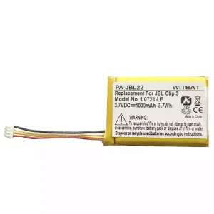 Bluetooth speaker battery for JBL Clip 3,L0721-LF