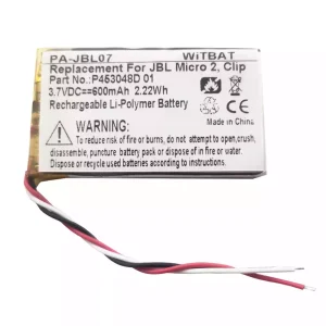 Bluetooth speaker battery for JBL Micro II,FT403048P