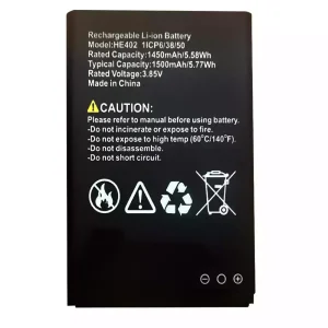 New battery for AT&T Cingular Flex,Nokia 5710 TA-1482,HE402