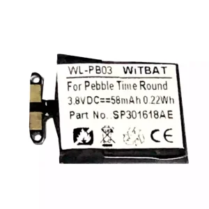 New battery for Pebble Time Round,SP301618AE
