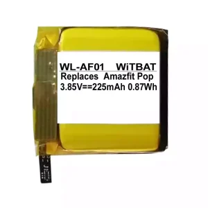 New battery for Amazfit Pop A2009,PL3822222GH