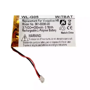 New battery for Garmin VivoActive HR,361-00090-00