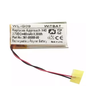 New battery for Garmin Approach X40,VivoSmart HR,VivoSmart HR+,361-00088-00