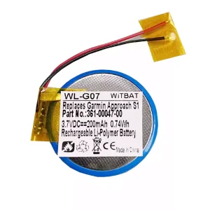 New battery for Garmin AppRoach S1,S3,S4,ForeRunner 110,210,210W,Forerunner S1