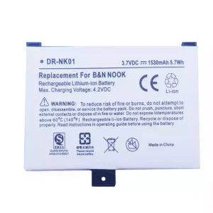 New battery for Barnes & Noble NOOK BNRV100 BNRB1530,BNRZ1000,BNRB454261