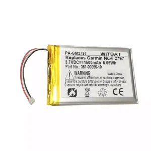 New battery for Garmin 361-00066-00,361-00066-10,361-00066-11