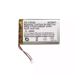 New battery for TomTom Go 530 Live,Go 630,Go 720,Go 730,Go 930,AHL03714000