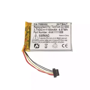 New battery for TomTom Go 5000,Go 5100,Go 6000,Go 6100,Go 9000,AHA11111008