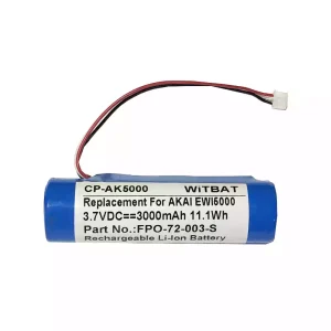 New battery for AKAI EWI 5000,FPO-72-003-S