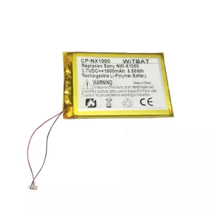 New battery for Sony Walkman NWZ-X1000 NWZ-X1050 NWZ-X1051 NWZ-X1060 NWZ-X1061