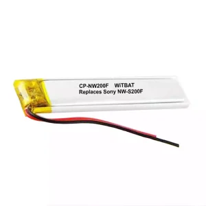 New battery for Sony NW-S200F,NW-S202F,NW-S203F,NW-S205F