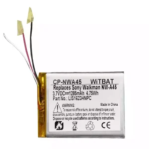 New battery for Sony Walkman NW-ZX500 NW-ZX505 NW-ZX507,LIS1623HNPC