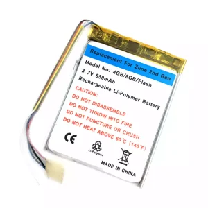 New battery for Microsoft Zune 2 4GB,Zune 2 8GB,X814398-001