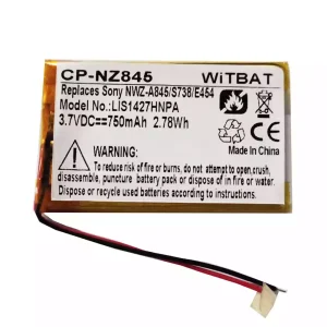 New battery for SONY LIS1374HNPA,NWZ-A845 NW-S639