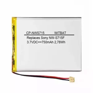 New battery for Sony Walkman NWZ-S600,NWZ-S600F,NWZ-S610,NWZ-S615,NWZ-S615F,NWZ-S616,NWZ-S616F,NWZ-S618
