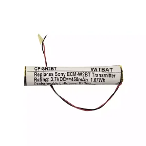 New battery for SONY ECM-W2BT LIS1643