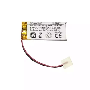 New battery for SONY Walkman NWZ-B133F,NWZ-B135,NWZ-B142F,NWZ-152F,NWZ-B162F,NWZ-B172F,NWZ-B173F,NWZ-B183F