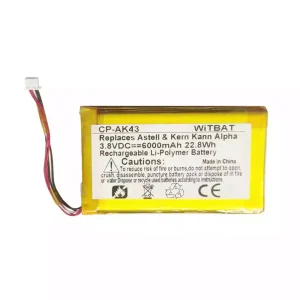 New battery for iRiver Astell & Kern KANN ALPHA PPM43,BZ124678