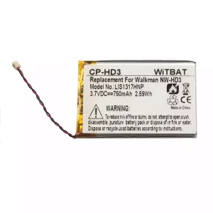 New battery for SONY LIS1317HNP,1-756-493-12